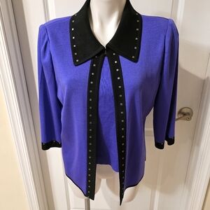 Ming Wang Cardigan Set Medium